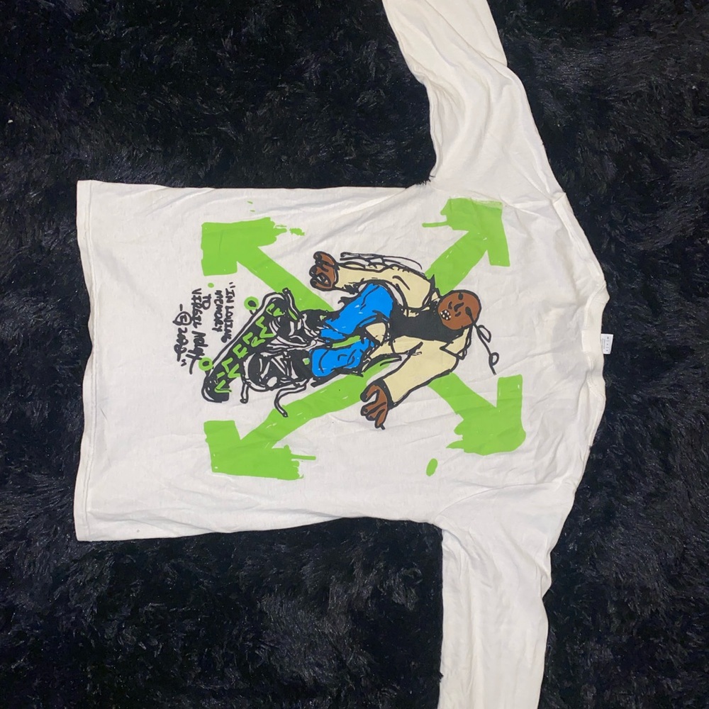 (5AM Off-White) White Long Sleeve Shirt *Remembering Virgil*